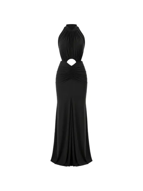 Amazuìn Mina cut-out ruched maxi dress