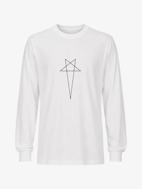 Rick Owens star-print long-sleeve T-shirt