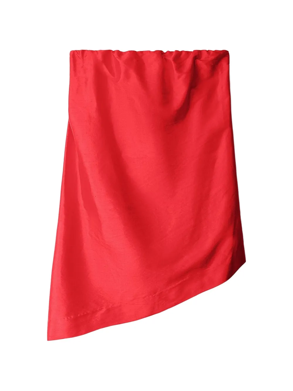 Staud Georgia Silk Convertible Top In Red