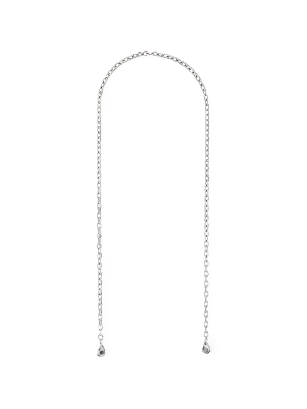 Judith Leiber Cable-link Shoulder Strap In Silver