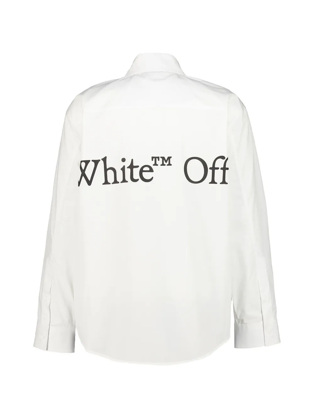 Off-White Bookish overhemd met logoprint Wit