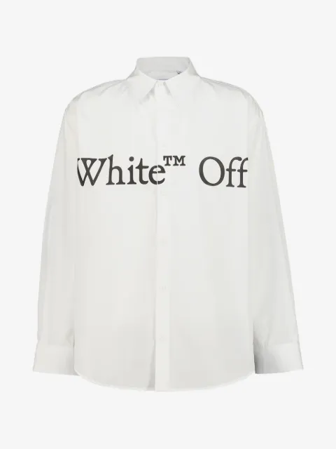 Off-White Bookish logo-print shirt