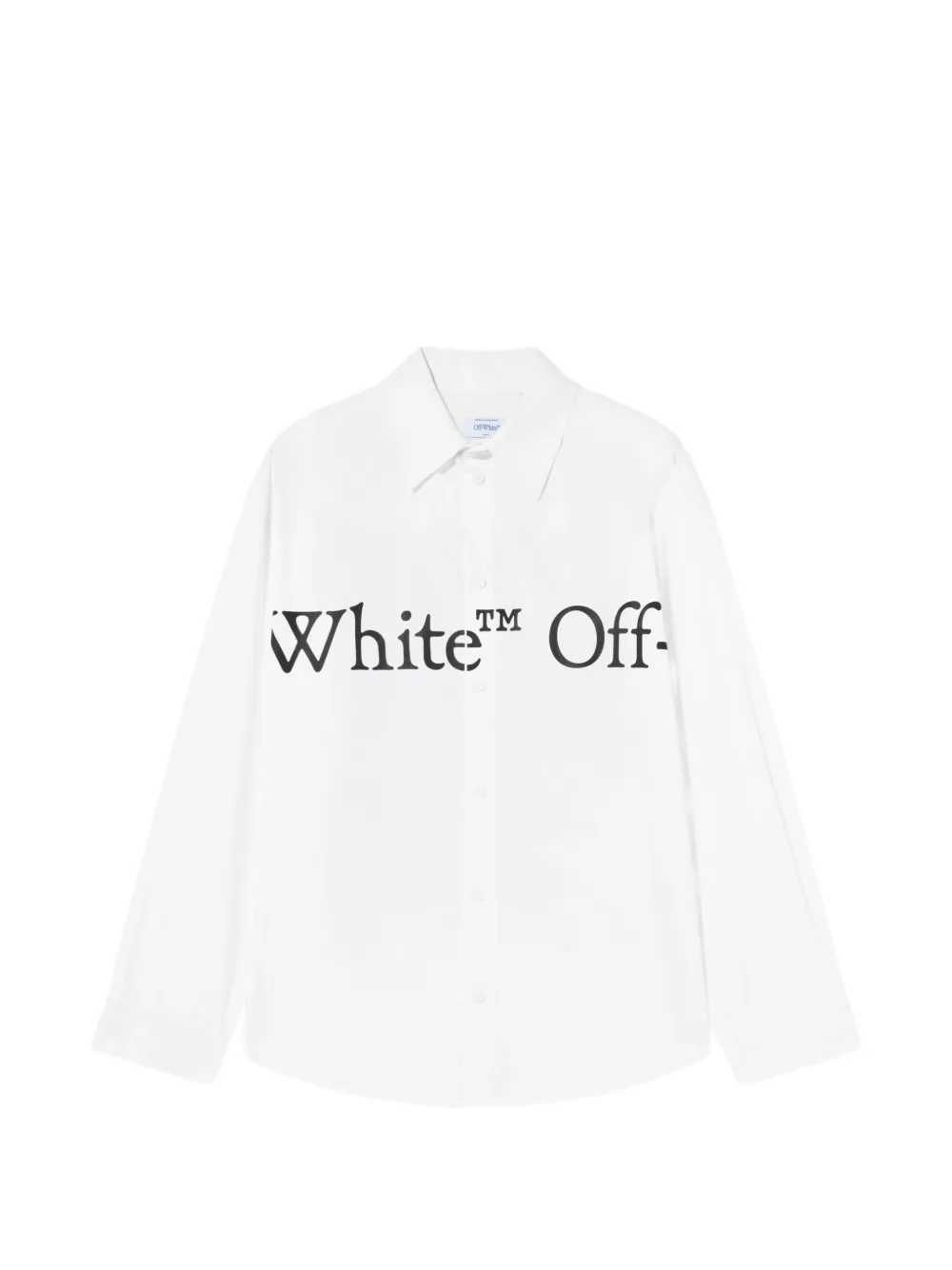 Off-White Bookish overhemd met logoprint Wit