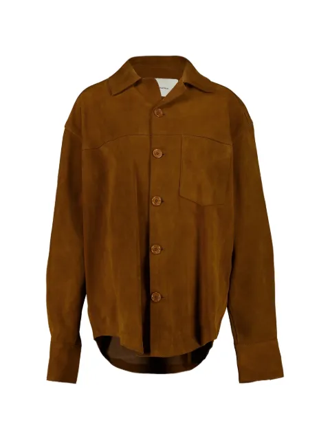 AMI Paris suede buttoned jacket