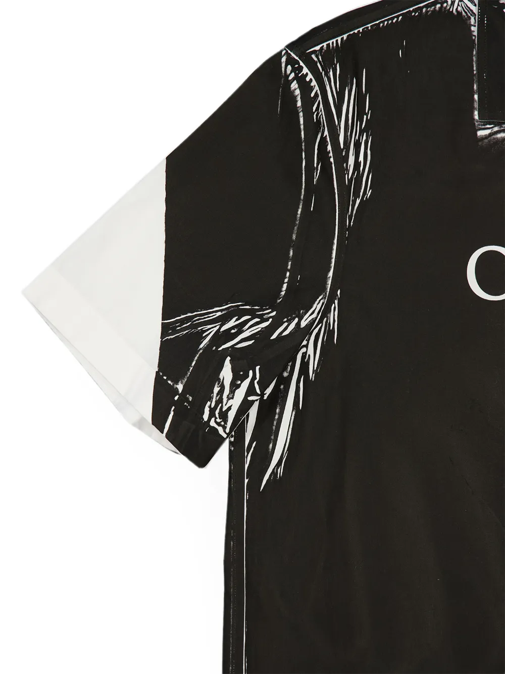 Off-White Bookish bowlingshirt Zwart