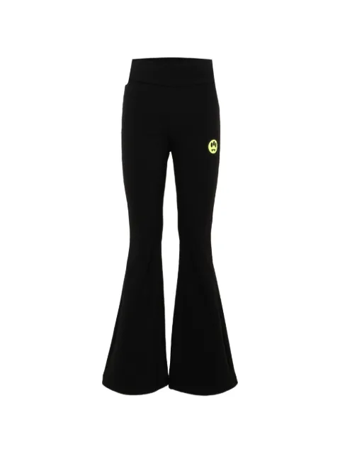 Barrow kids pantalones acampanados con parche del logo