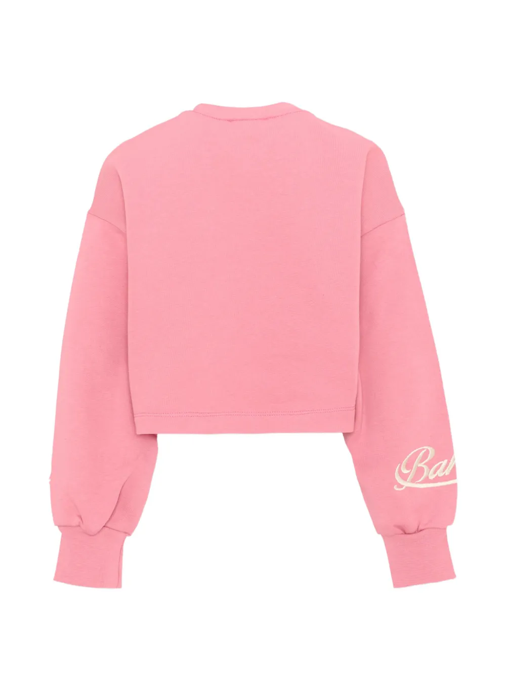 Barrow kids Cropped sweater met Teddy Bear-print Roze