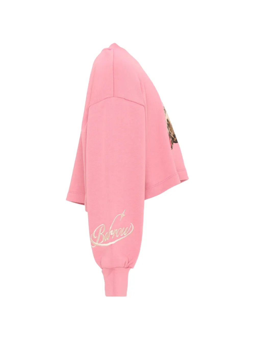 Barrow kids Cropped sweater met Teddy Bear-print Roze