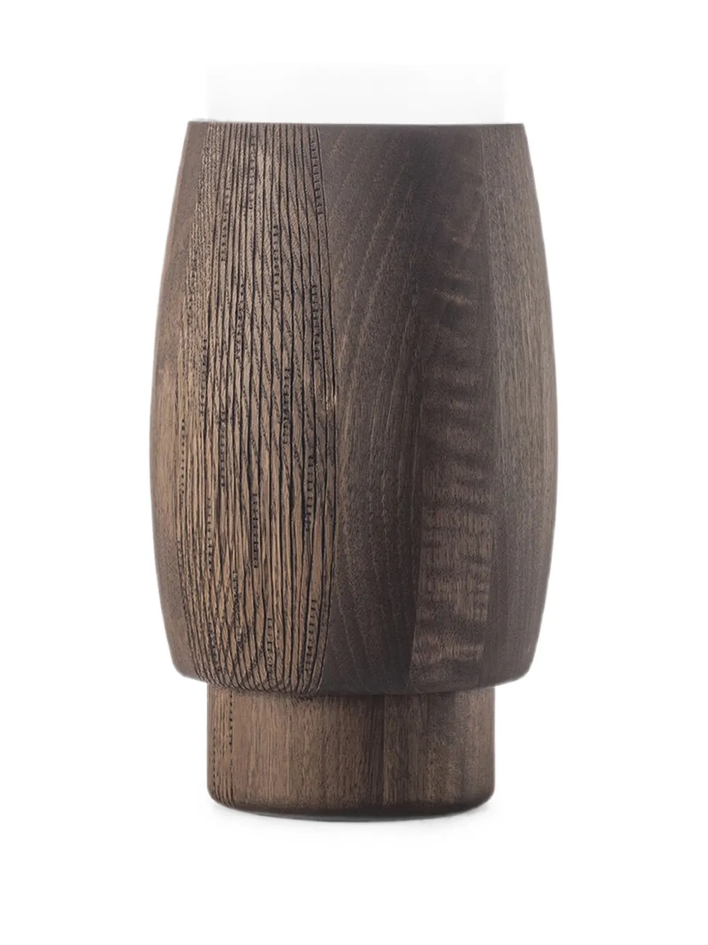 Zanat Vaza hand-grooved vase - Braun