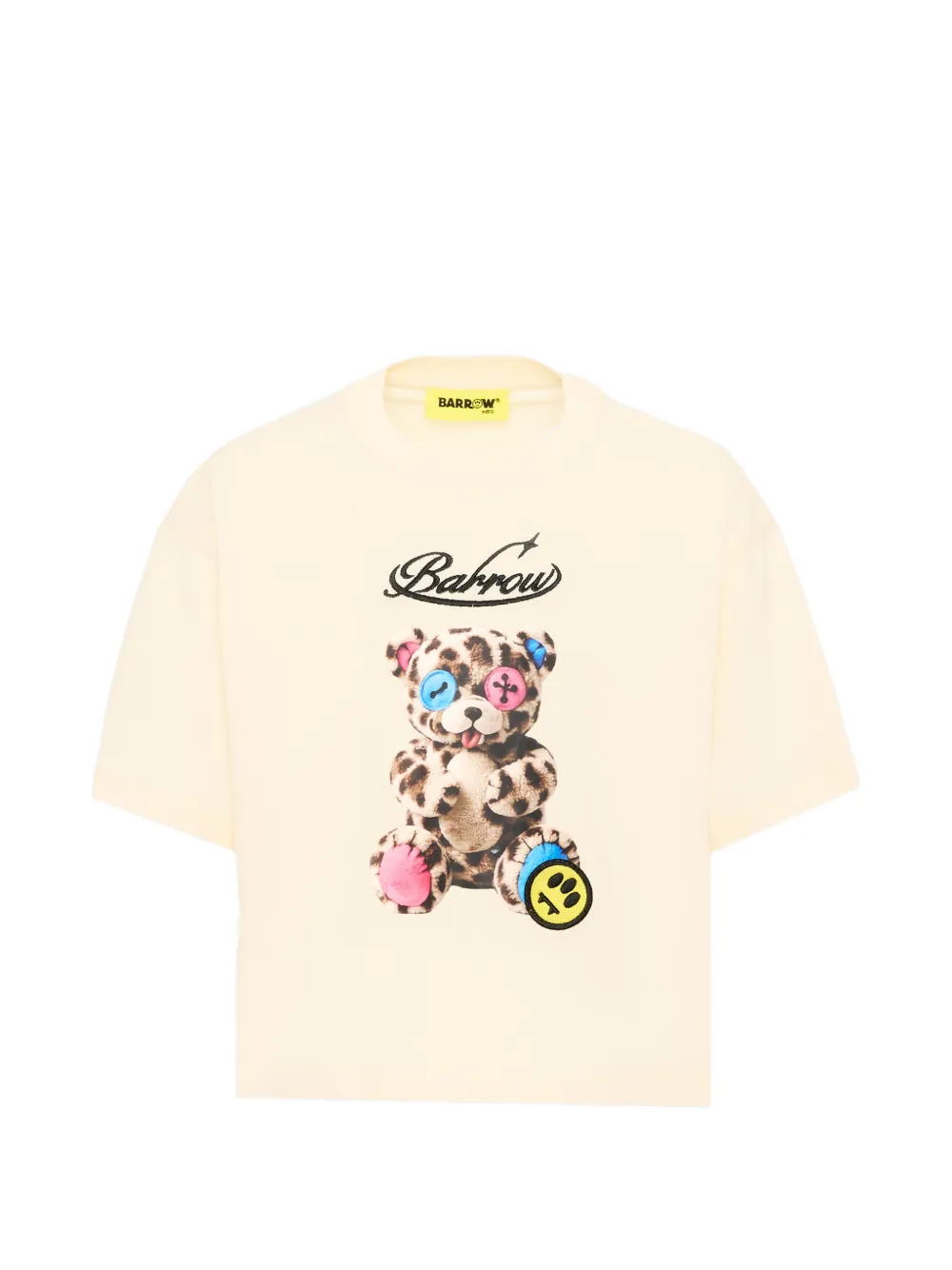 Barrow kids teddy-bear print T-shirt - Toni neutri
