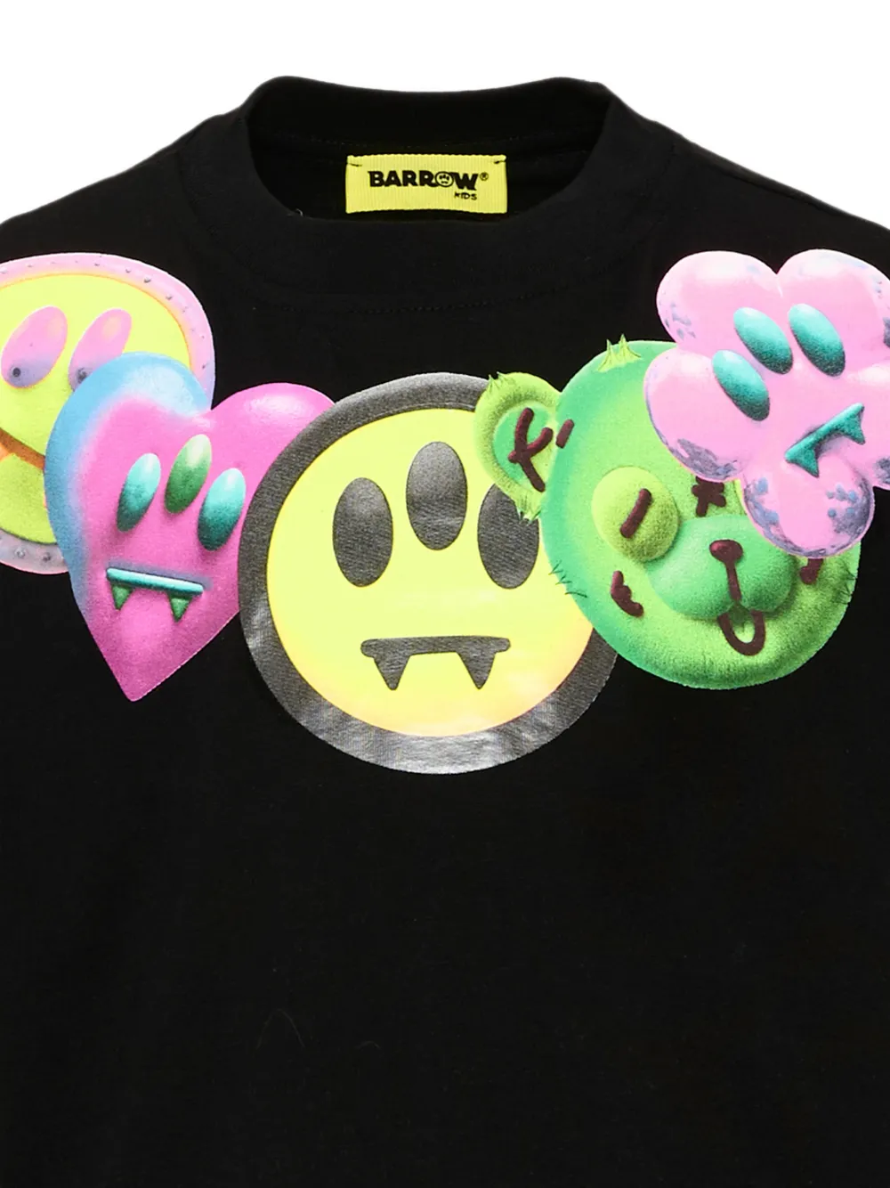 Barrow kids T-shirt met grafische print Zwart