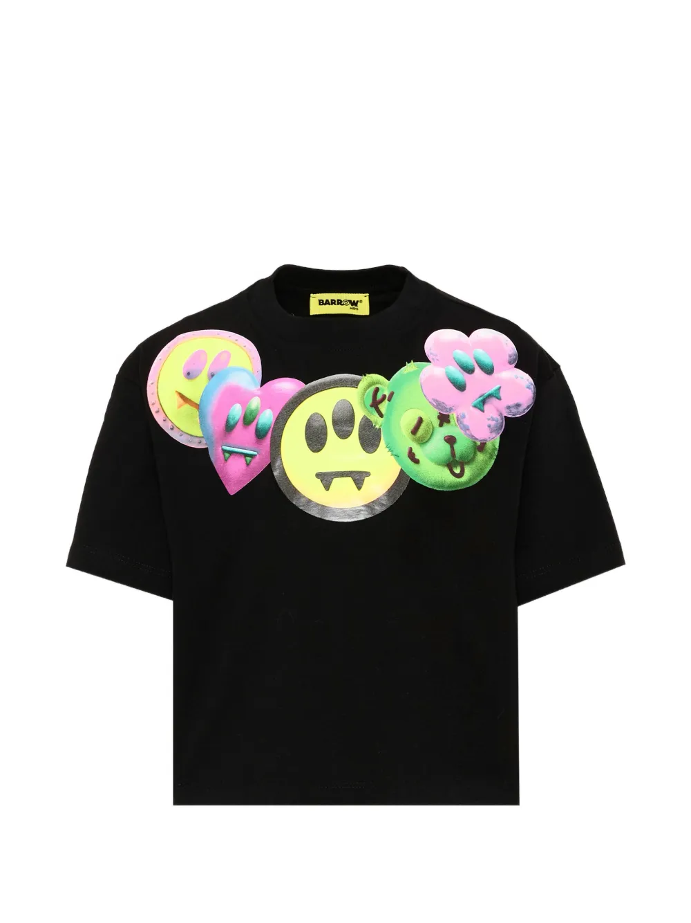 Barrow kids graphic-print T-shirt - Nero