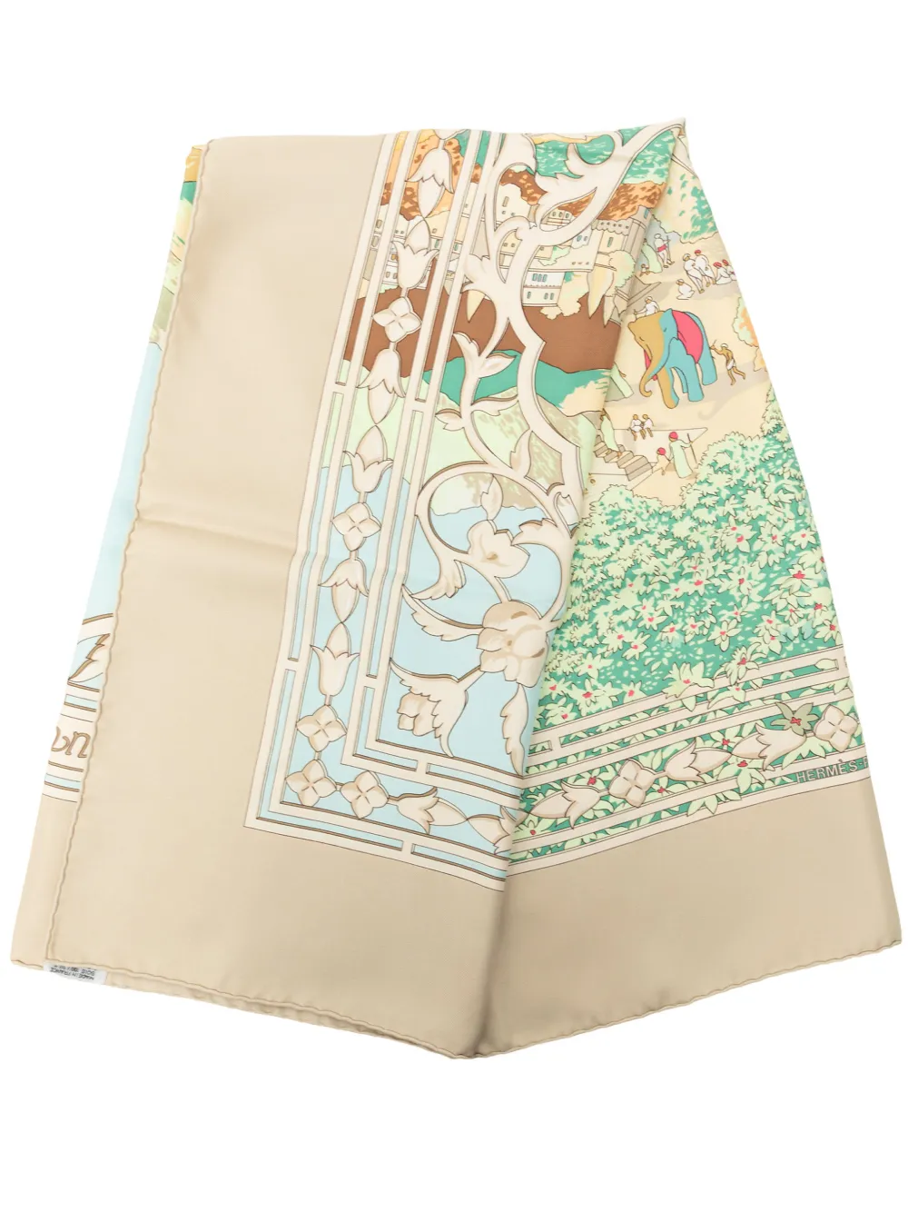 Hermès Pre-Owned 2000-2026 Le Fleuve Sacre Seidenschal 90cm - Mehrfarbig