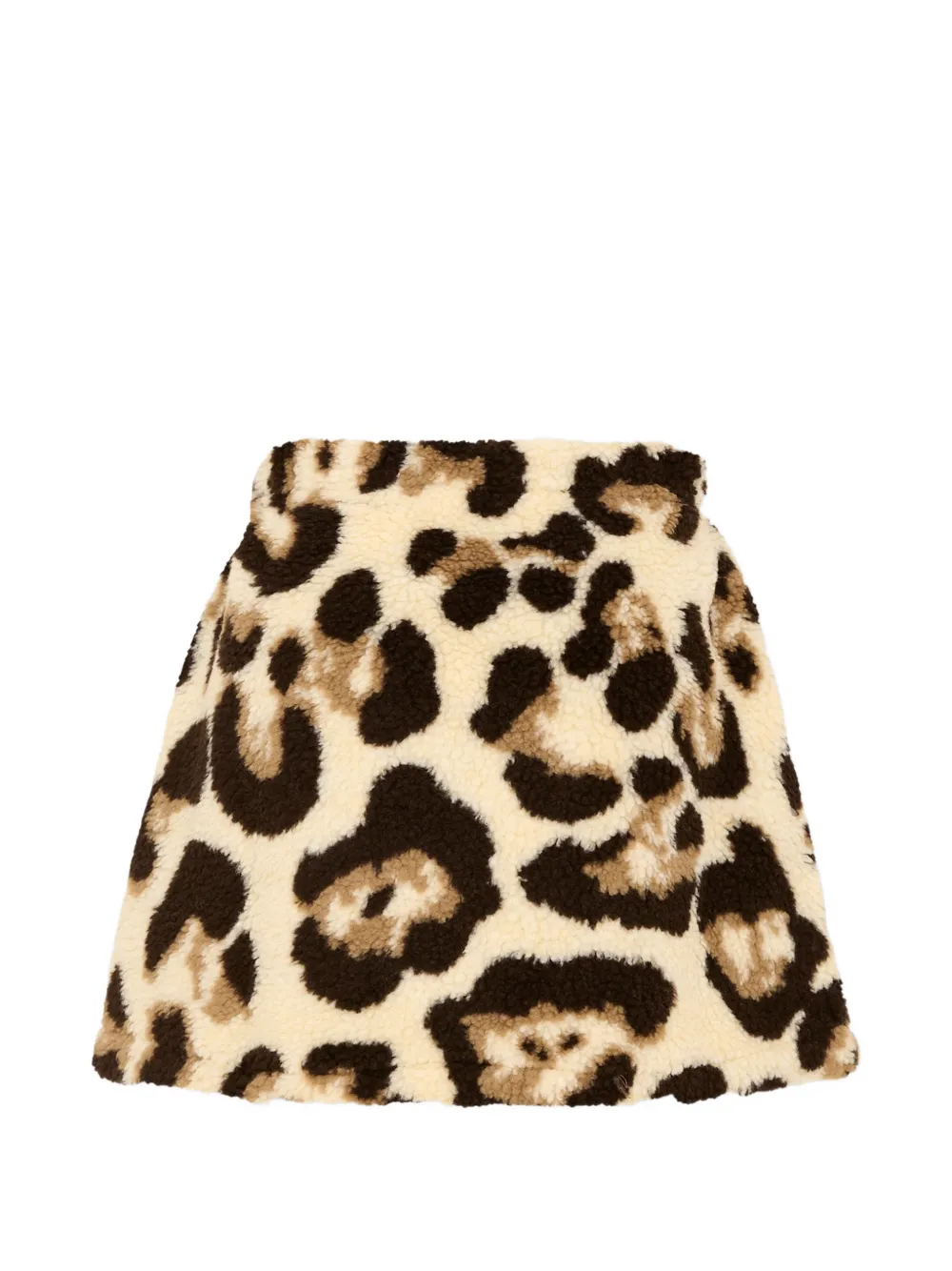 Barrow kids Rok met luipaardprint en logopatch Beige