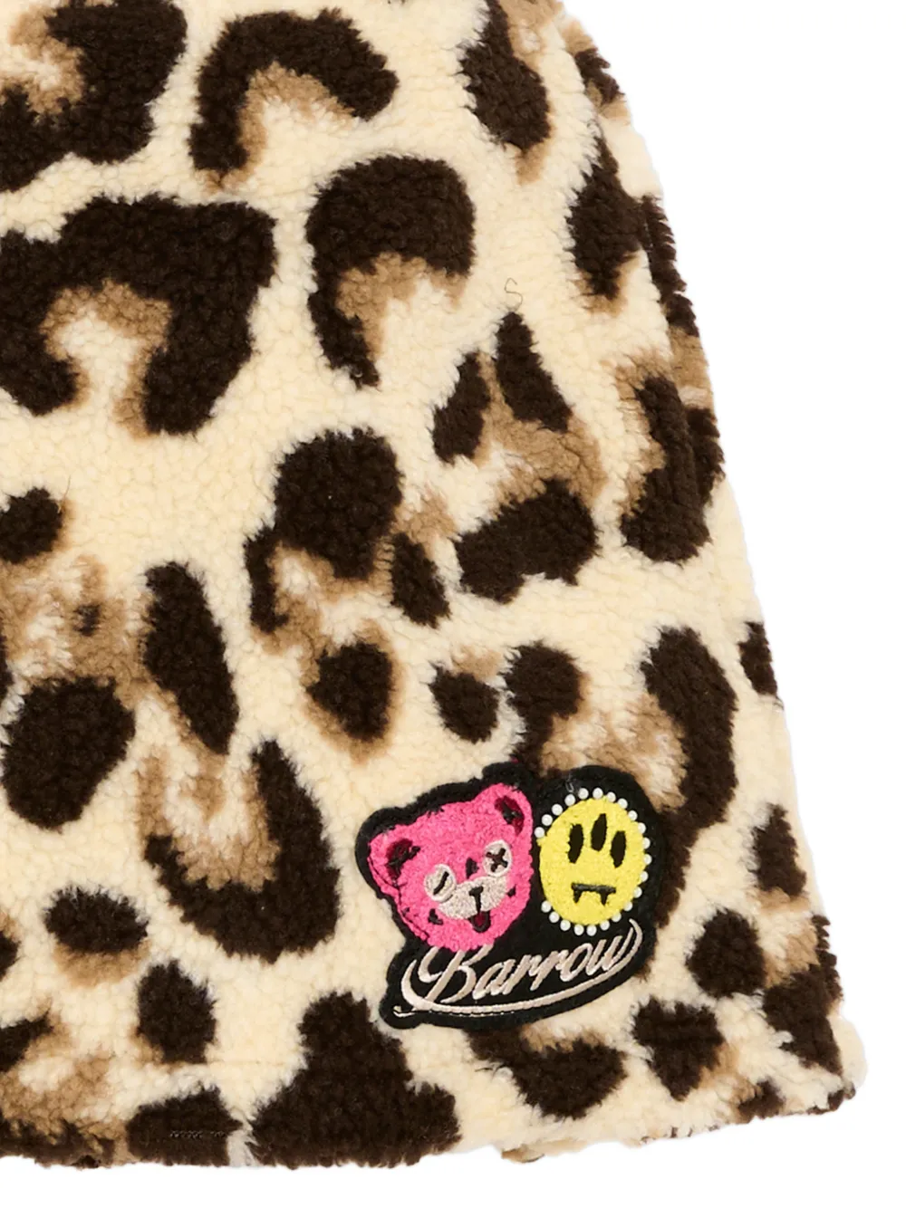 Barrow kids Rok met luipaardprint en logopatch Beige