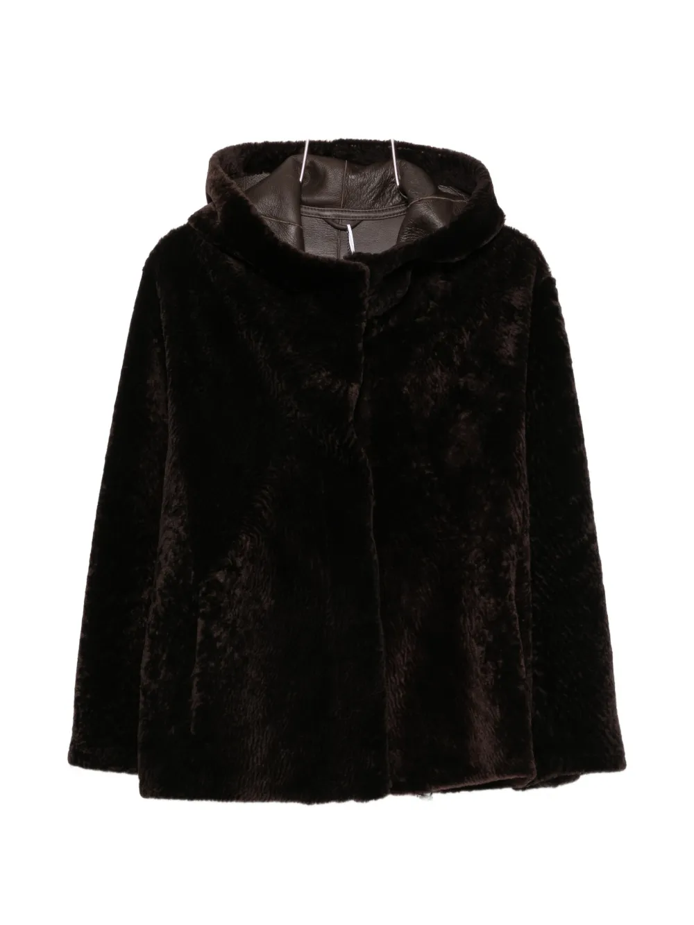 Manzoni 24 Hooded Jacket In Brown