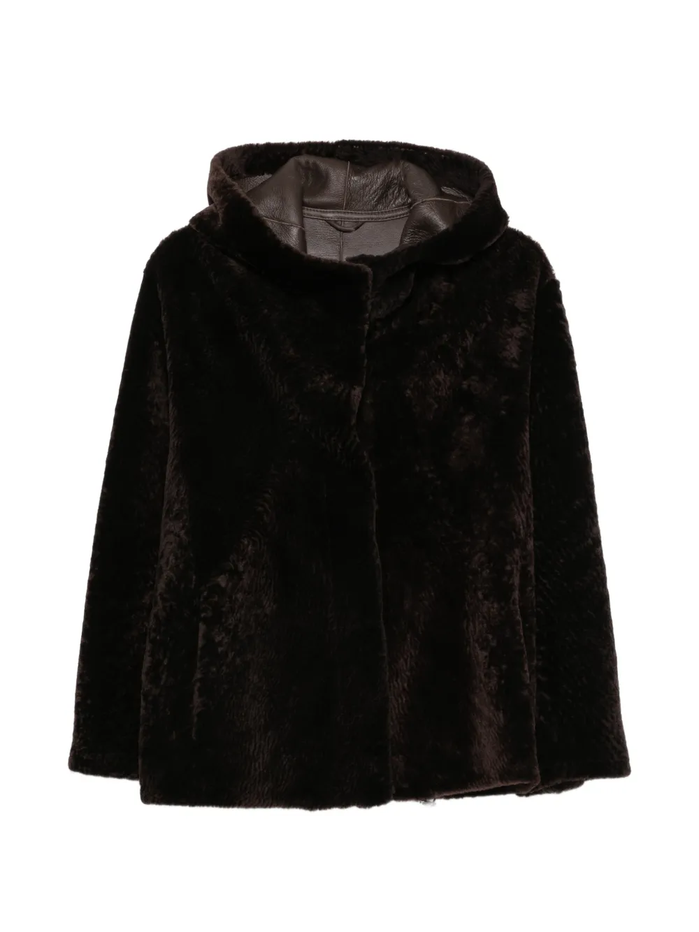 Manzoni 24 hooded jacket - Braun