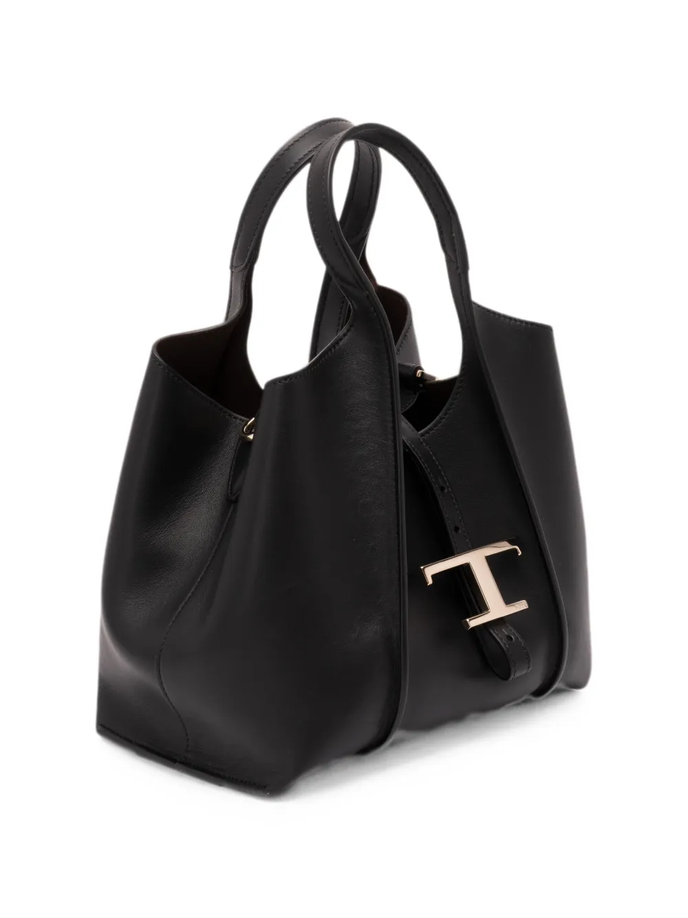 Tod's T Timeless leren schoudertas Zwart