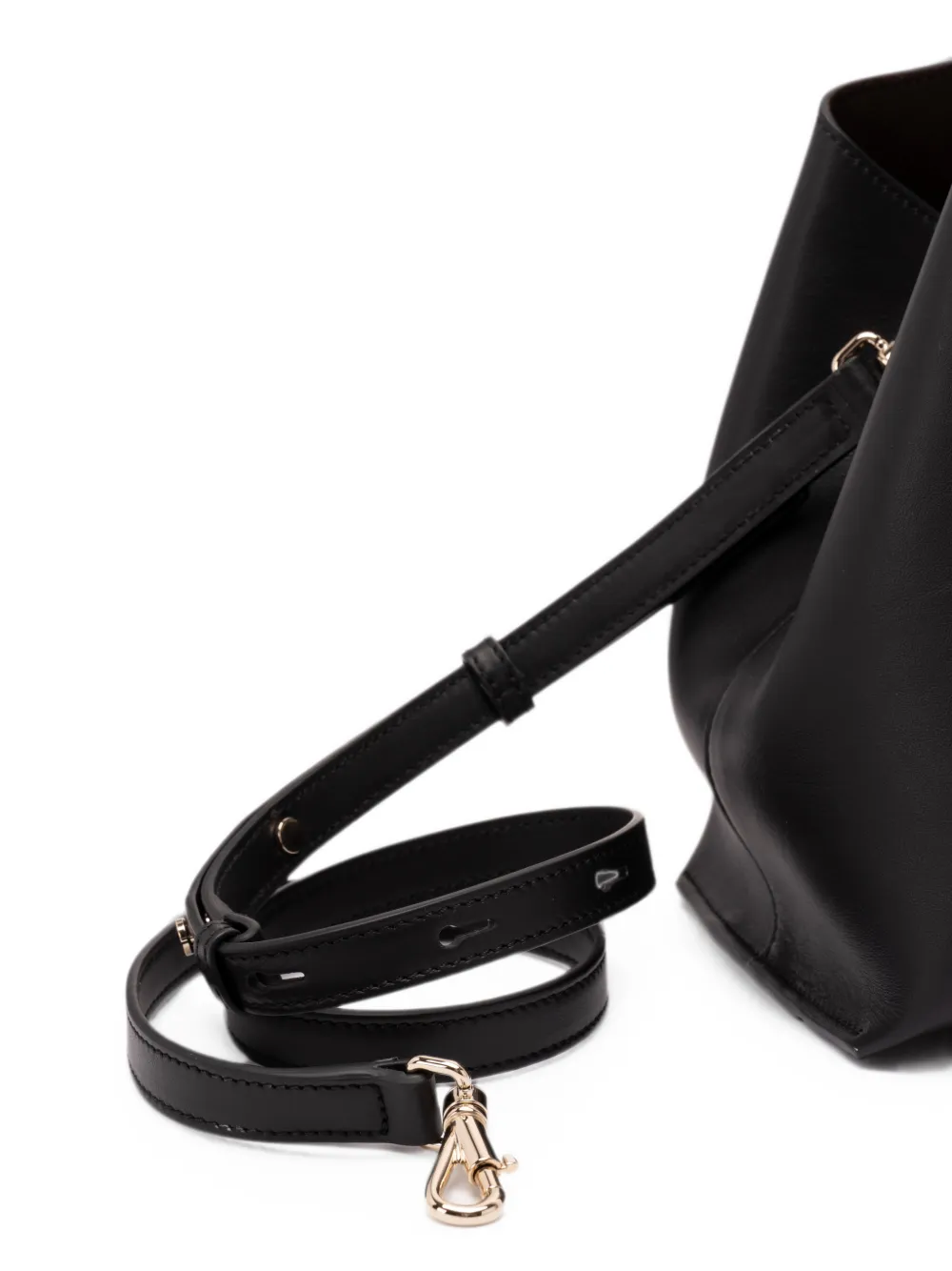 Tod's T Timeless leren schoudertas Zwart