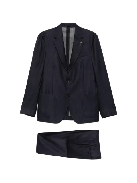 Lardini single-breasted wool suit