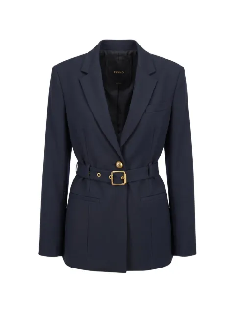 PINKO blazer con cinturón y botones
