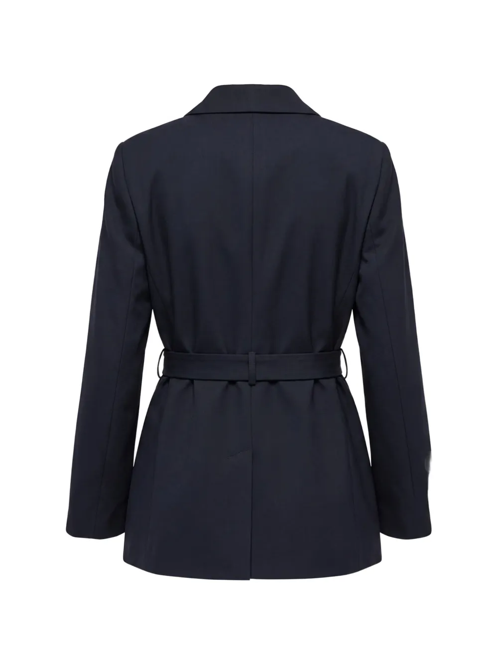 PINKO Blazer met ceintuur en enkele rij knopen Blauw