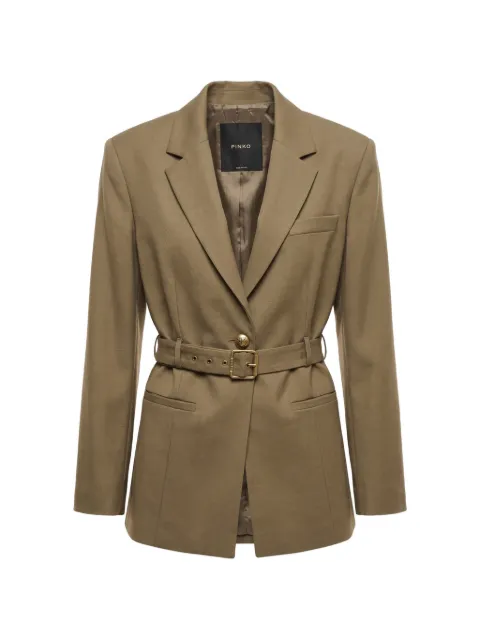 PINKO belted single-breasted blazer