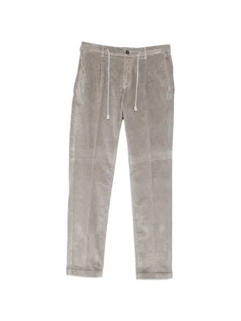 Eleventy corduroy drawstring trousers