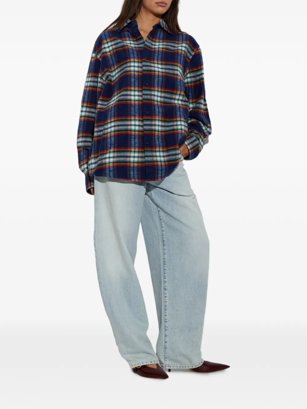 DARKPARK Khris jeans met barrelpijpen Blauw