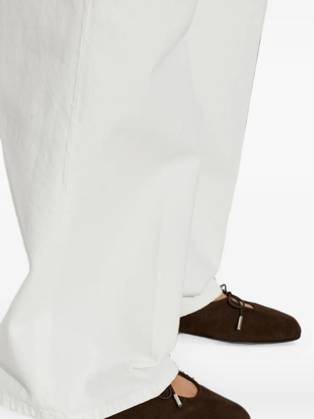 ALOHAS Rosalind bow-detail ballet flats Bruin