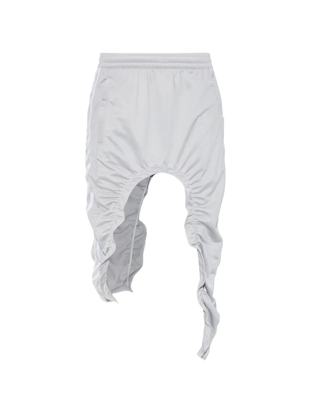adidas asymmetrical ruffled skirt - Grau