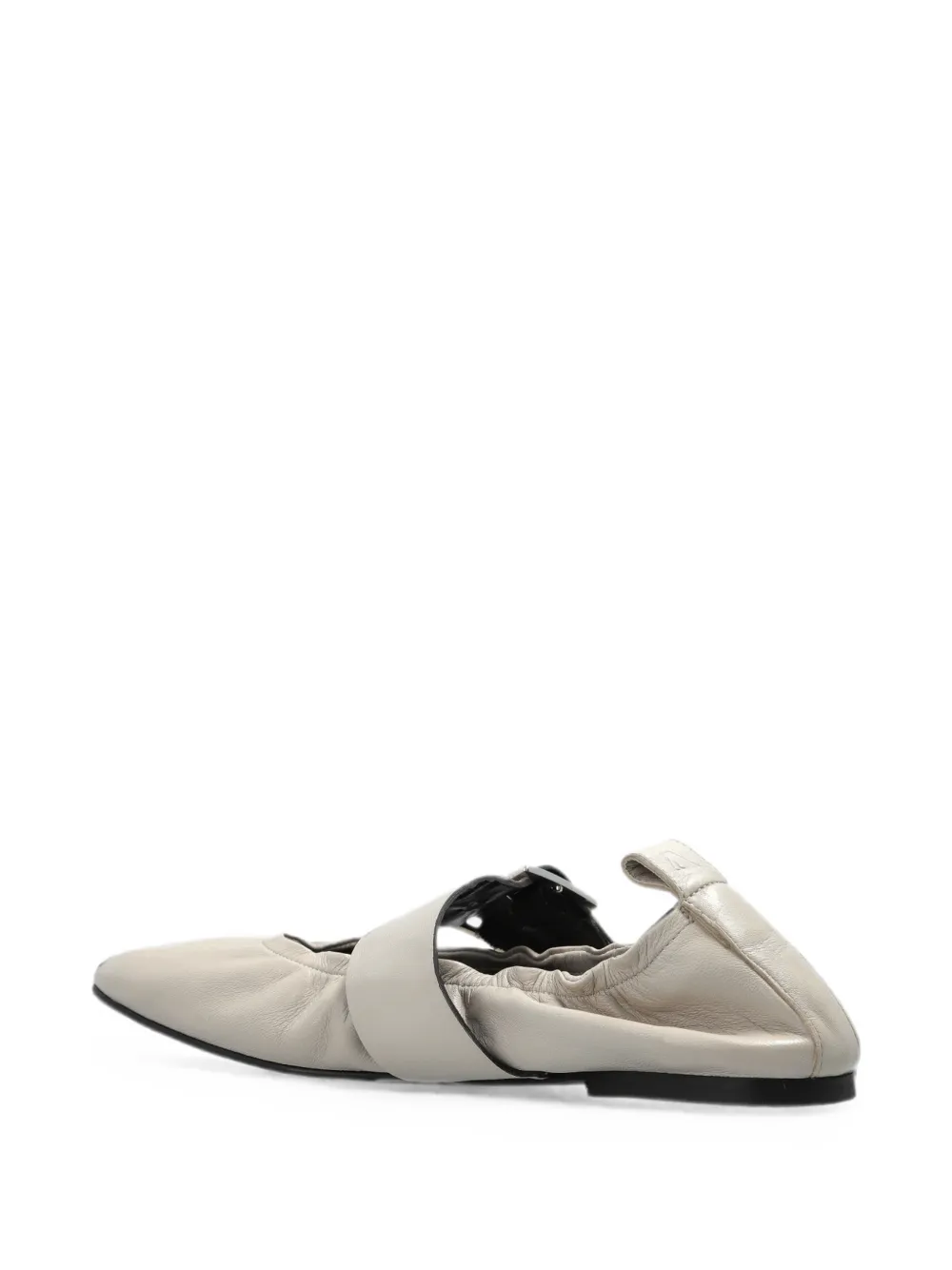 ALOHAS Sarea buckle-fastening ballet flats Beige