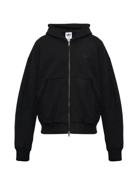 adidas Premium Essentials cropped full-zip hoodie