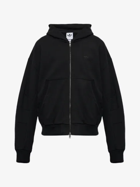 adidas Premium Essentials cropped full-zip hoodie
