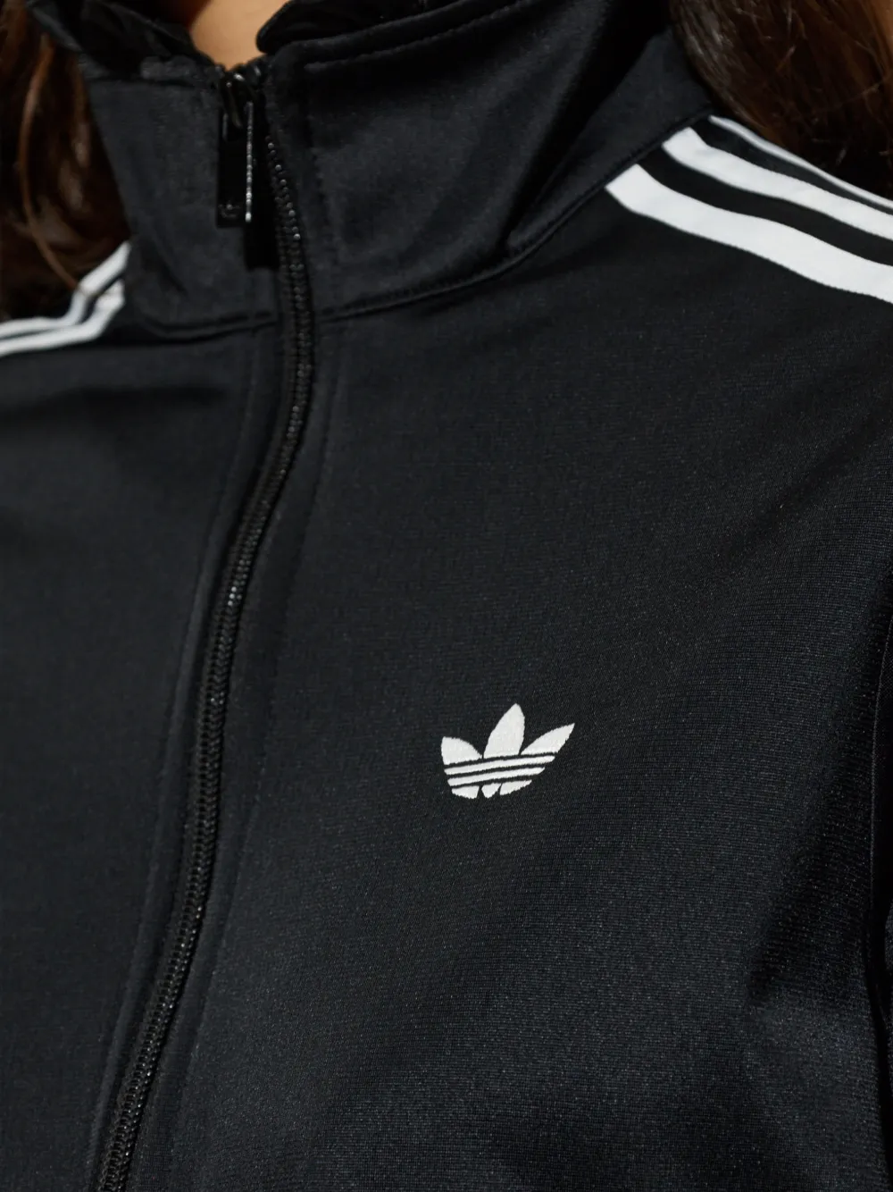 adidas Pleated Firebird track top Zwart