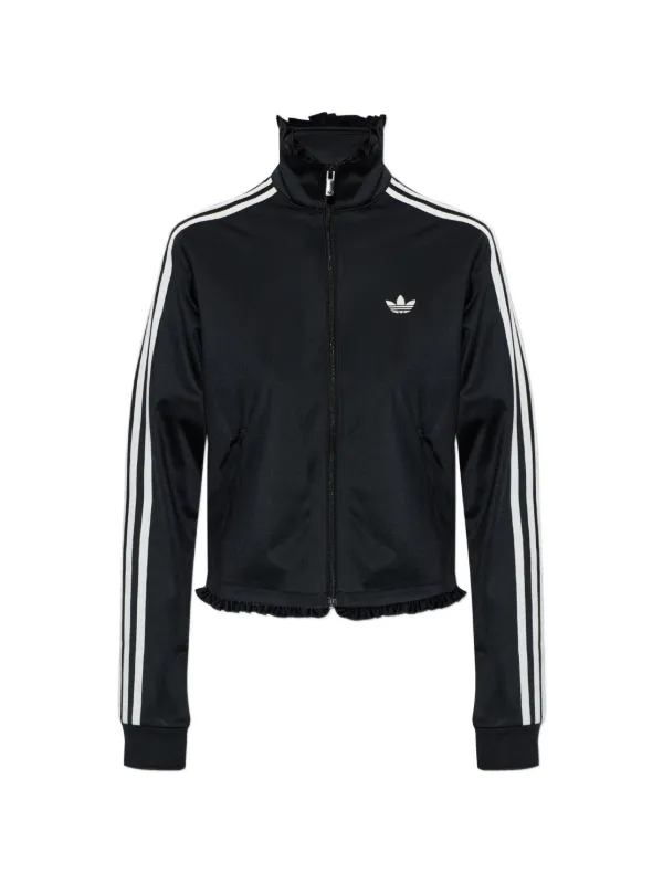 値下げ‼︎‼︎‼︎ FIREBIRD TRACK TOP Adidas Pleated Firebird Track Top | Black | FARFETCH