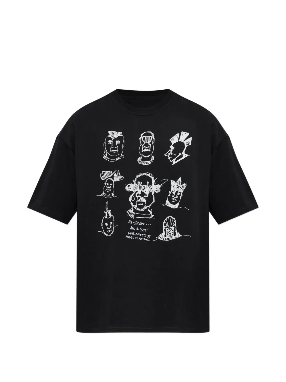 adidas graphic-print T-shirt - Nero