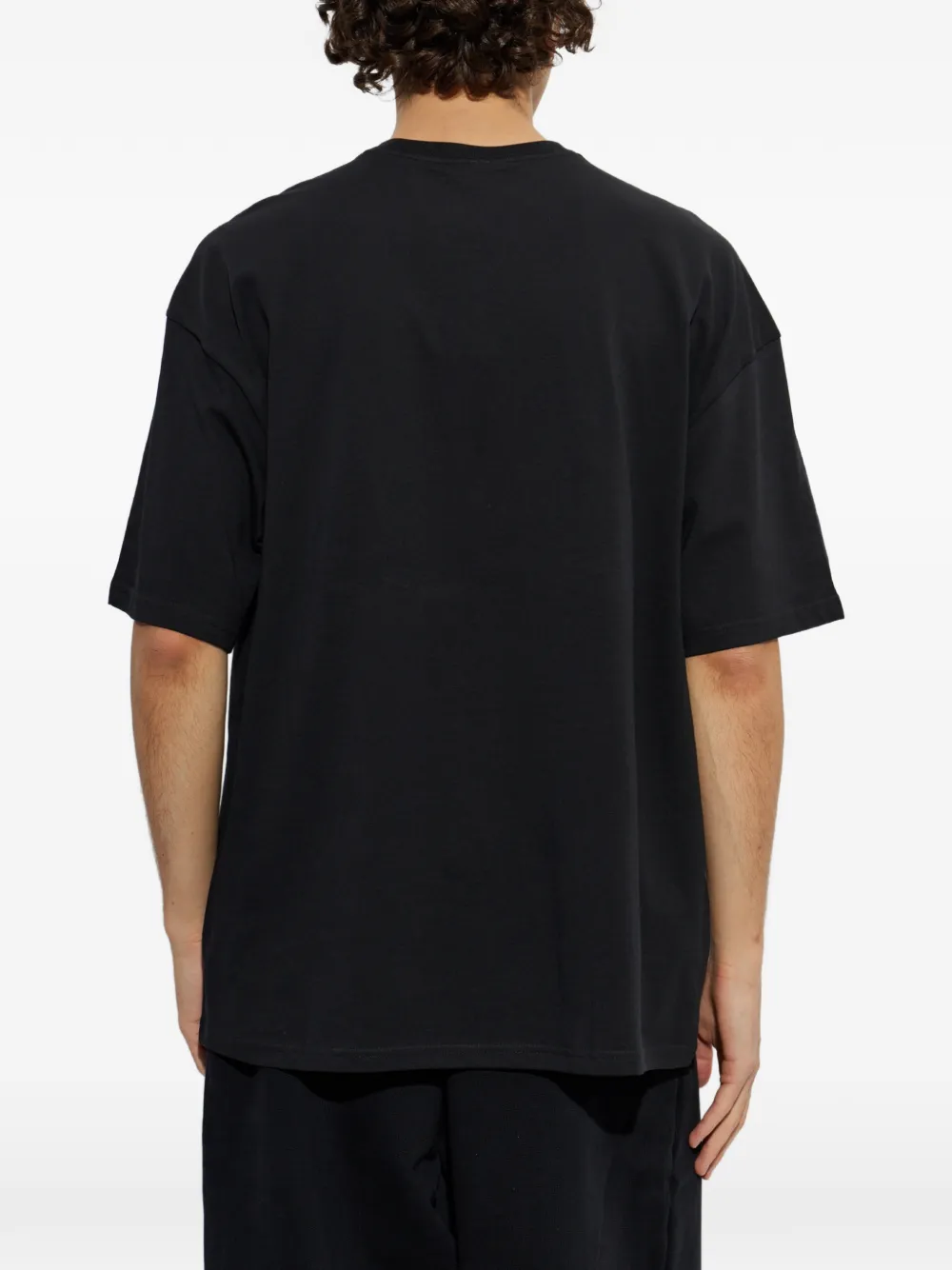 adidas graphic-print T-shirt Zwart
