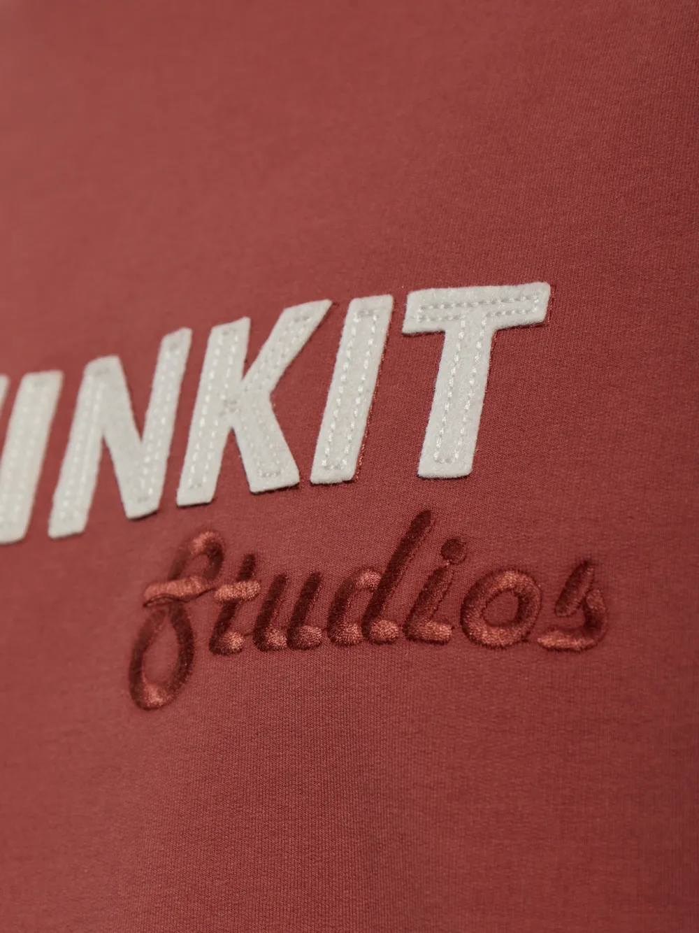 Rethinkit Studios Logo-embroidered Sweatshirt In Red