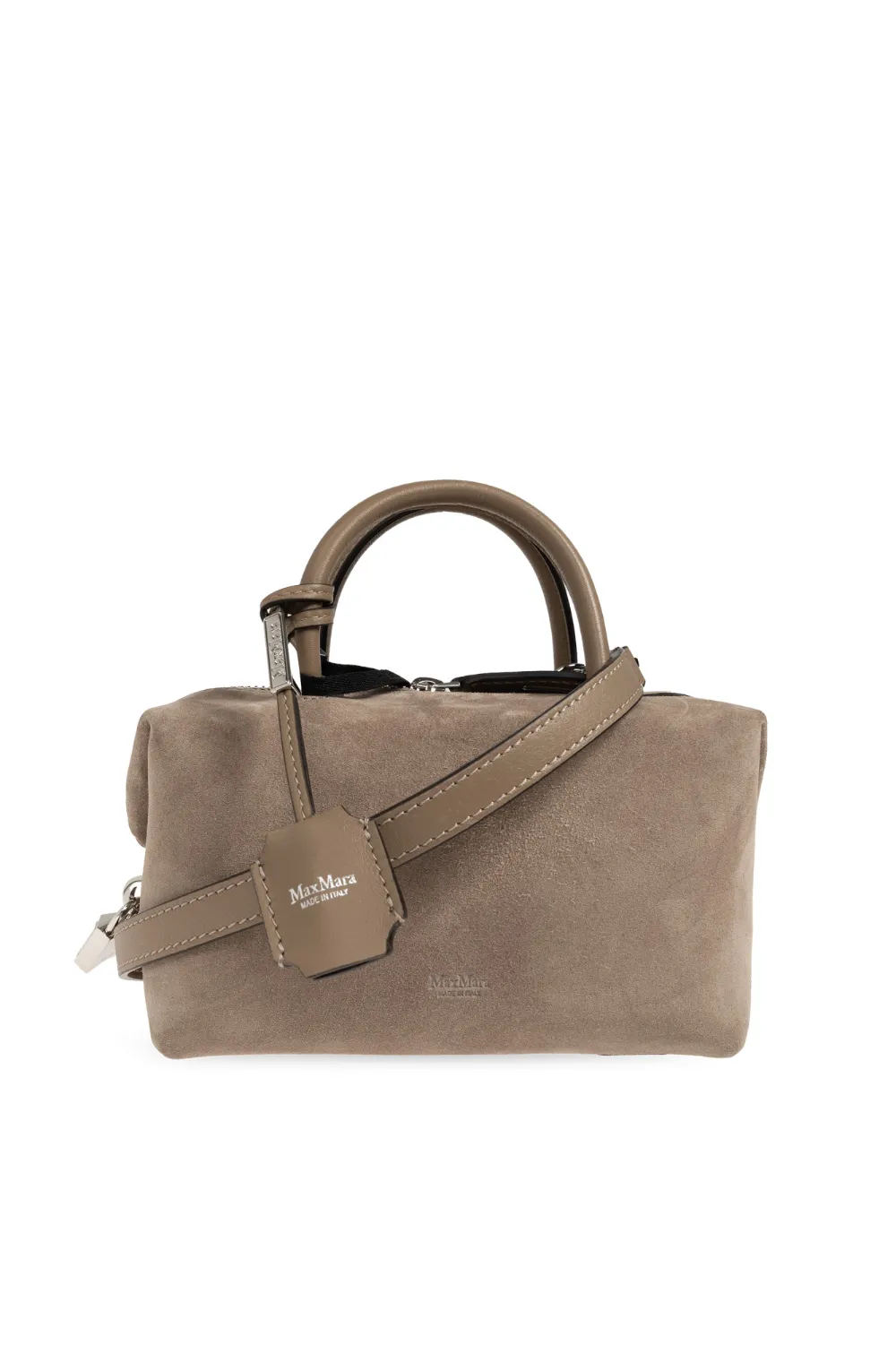 Max Mara suede tote bag - Toni neutri