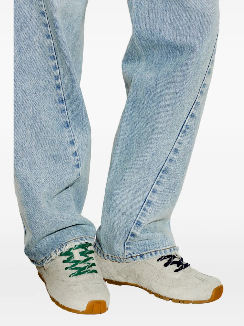 ALOHAS Tb.56 fuzzy suede sneakers Beige