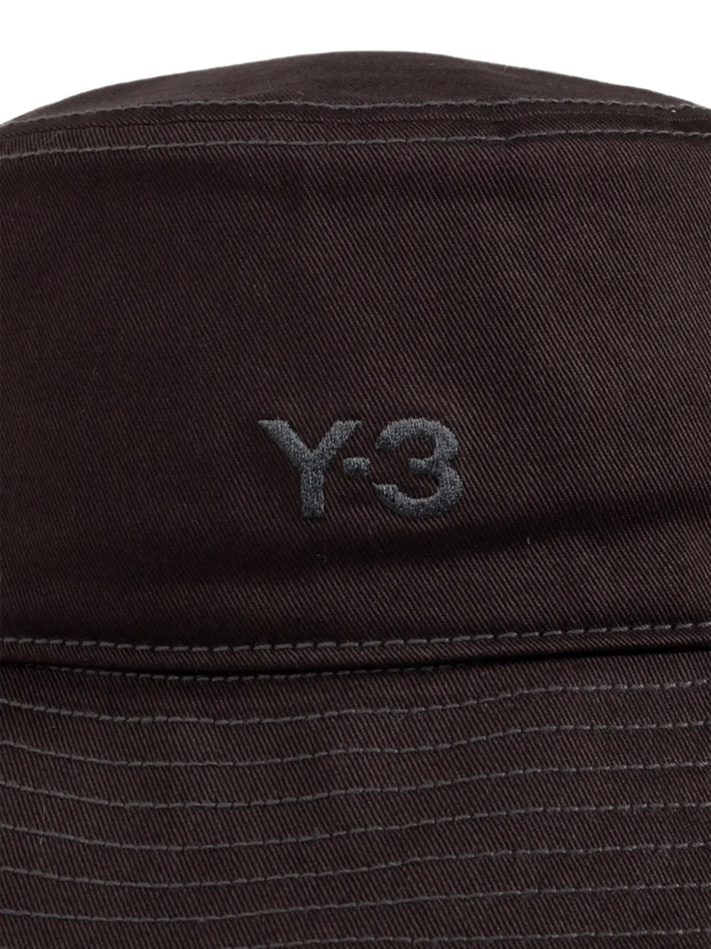 Y-3 Vissershoed met geborduurd logo Zwart