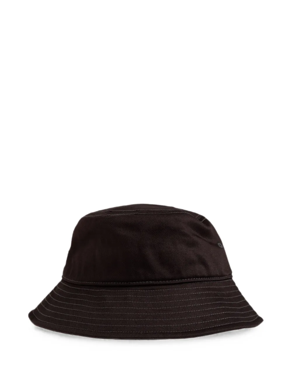 Y-3 logo-embroidered bucket hat - Schwarz