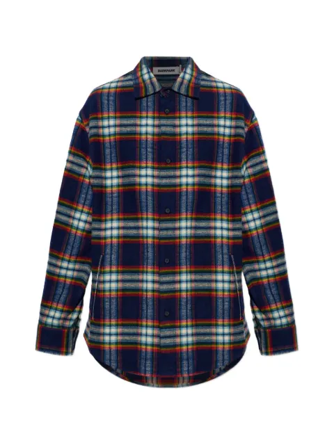 DARKPARK camisa con cuadros estampados