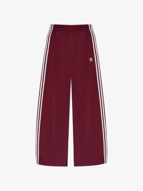 adidas side-stripe wide-leg trousers
