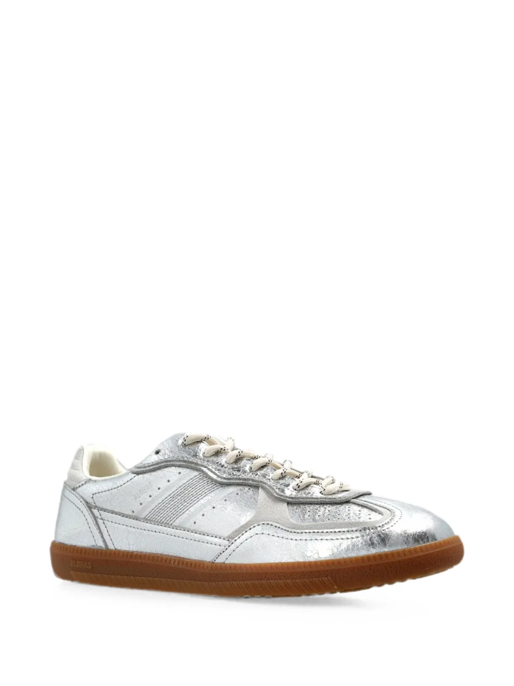ALOHAS Tb.490 rife shimmer silver sneakers Zilver