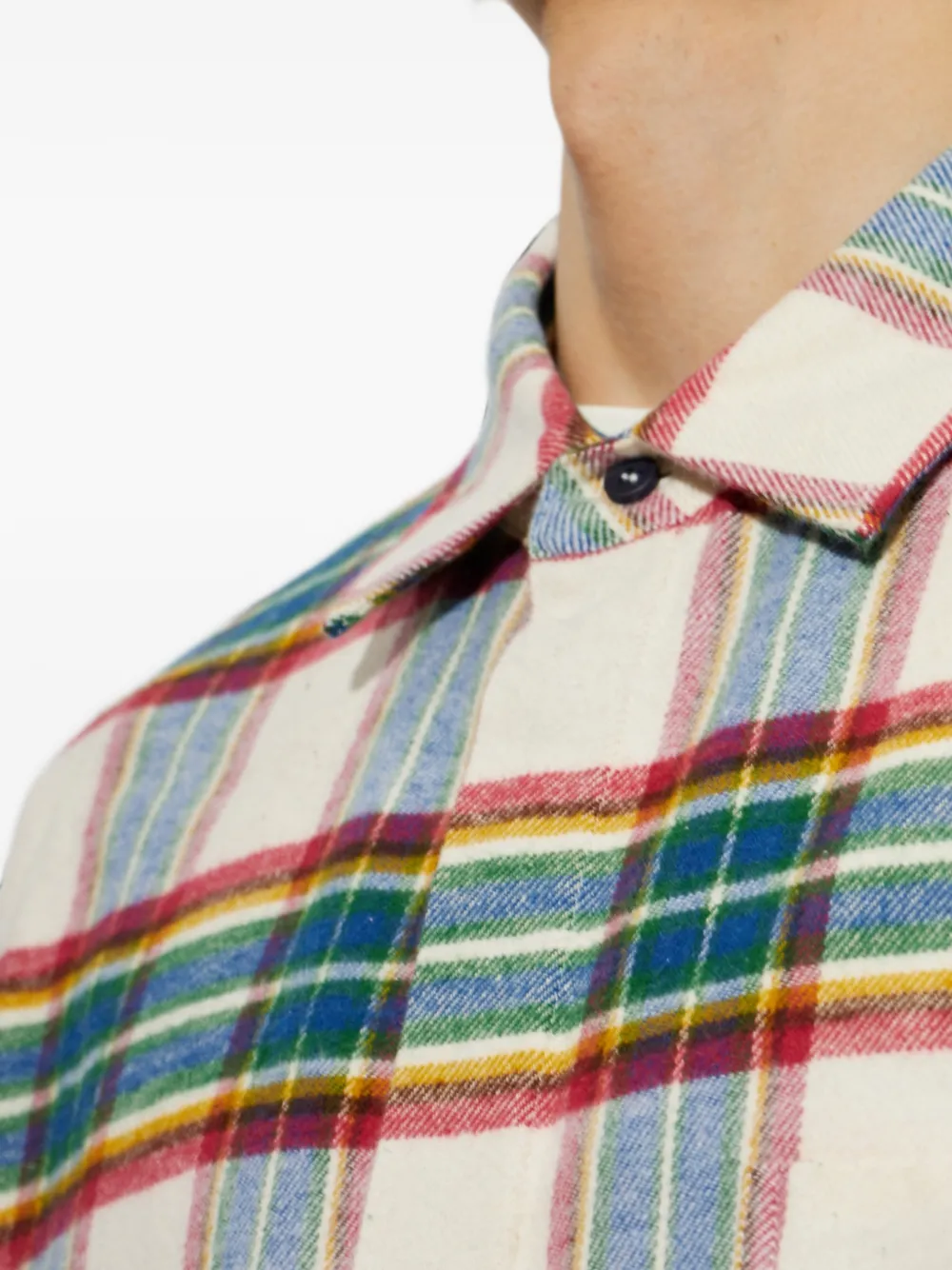 Darkpark Ethan Check-pattern Shirt In Neutral