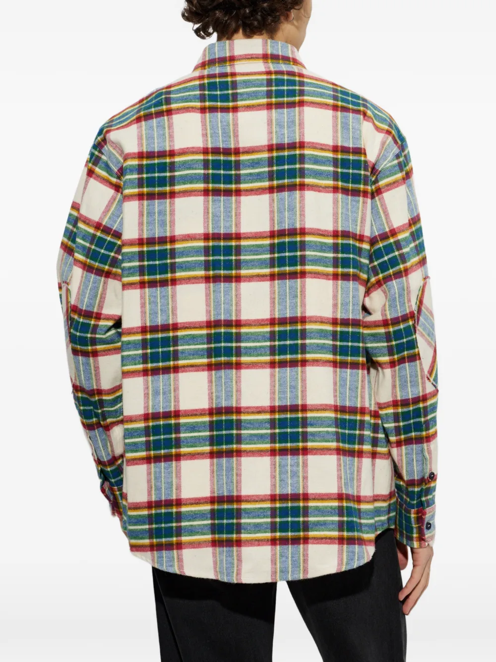 Darkpark Ethan Check-pattern Shirt In Neutral