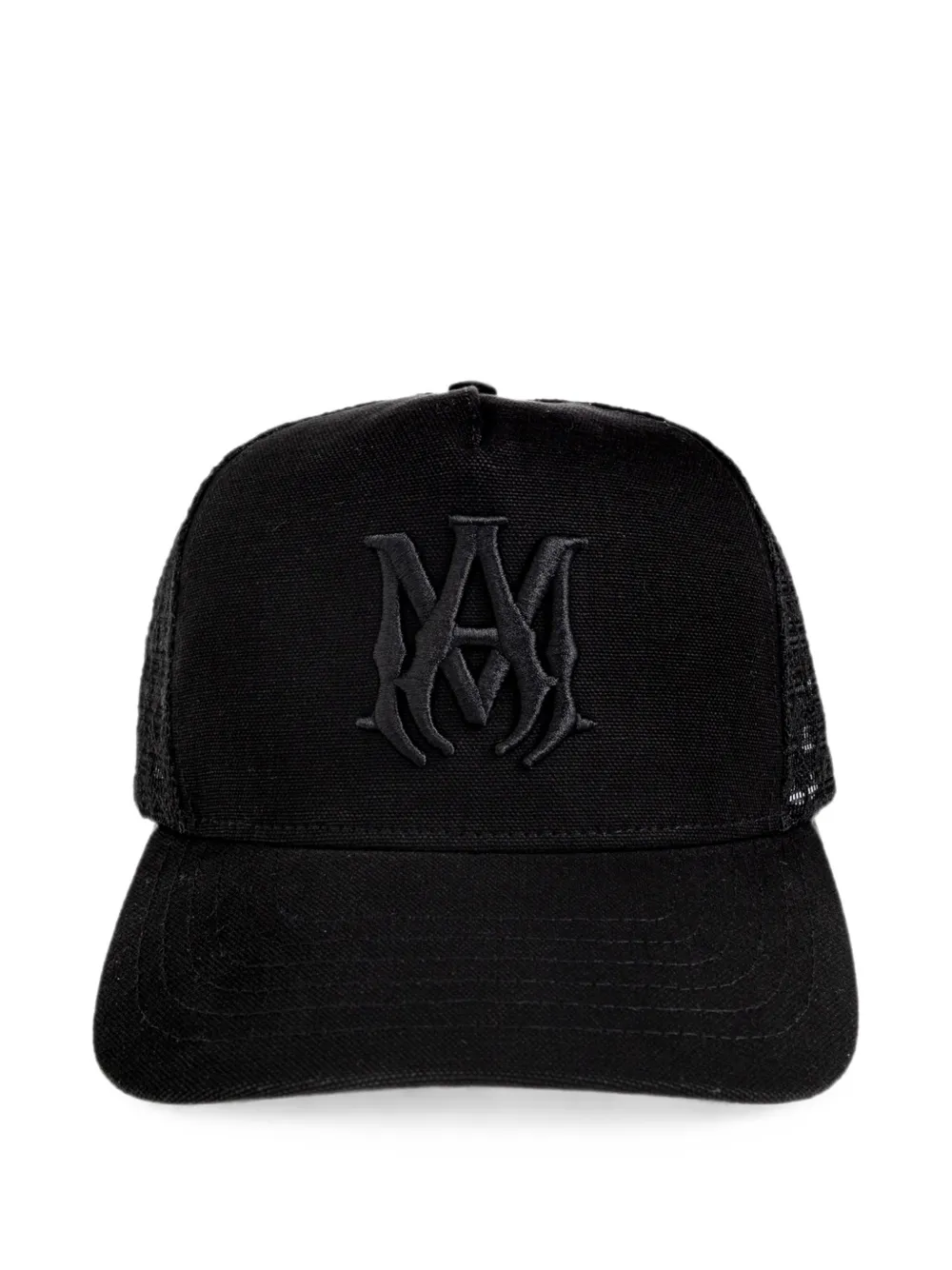 AMIRI logo-embroidered mesh-panel baseball cap - Schwarz