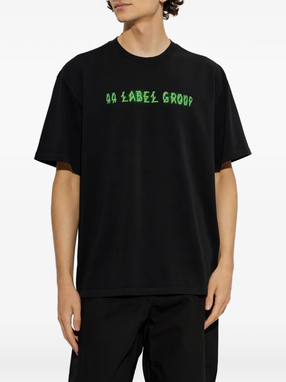 44 Label Group Jocker Graphic-print T-shirt In Black